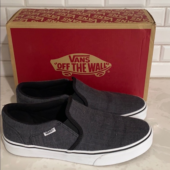 mens vans asher slip on